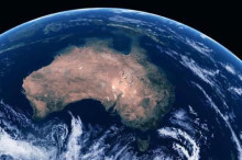 Australia from orbit